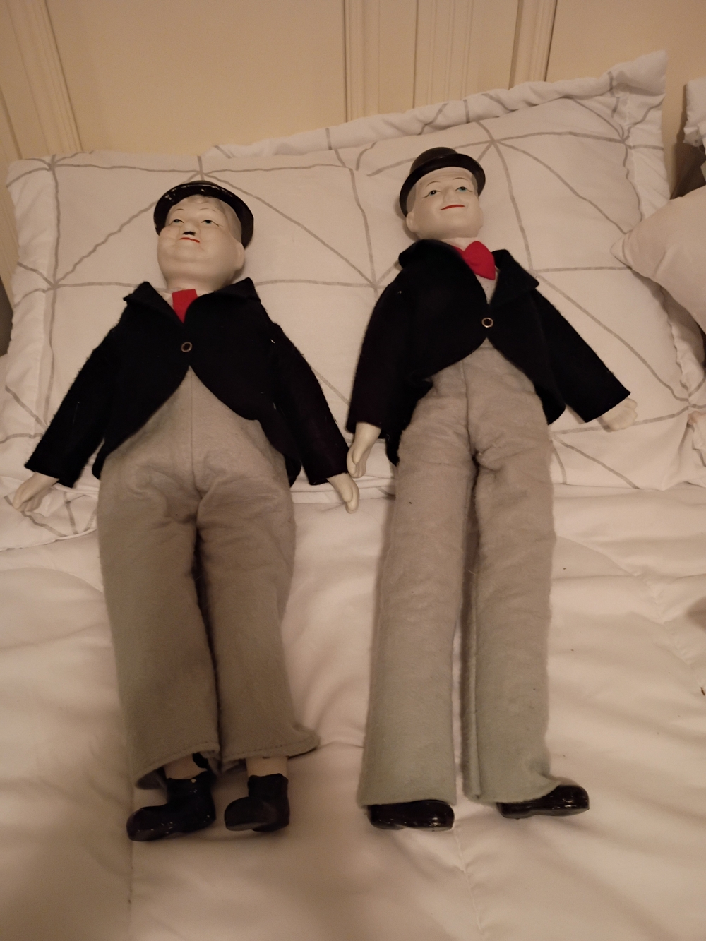 Vintage-Style Stan Laurel and Oliver Hardy,